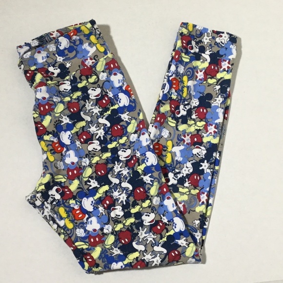 LuLaRoe Pants - Mickey Mouse Lularoe leggings one size